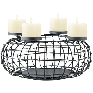 Moderne Deko Adventskranz Weihnachtsdeko Kerzenhalter Carvo