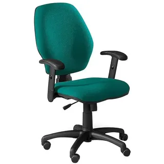 kaiserkraft | Bürostuhl Sirius | Synchronmechanik | Grün | hohe Rückenlehne