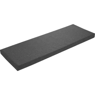 Bankauflage 200 x 40 cm, dunkelgrau, Unterseite Antirutsch, Bankkissen, Sitzkissen für Fensterbank, Bezug waschbar, sleepling - Dunkelgrau