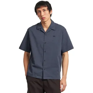 Waffle Texture Shirt Herren BLACKBIRD / GRAPHITE M