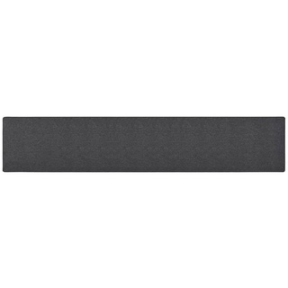 Teppich Teppichläufer Anthrazit 50x300 cm, furnicato, Rechteckig schwarz