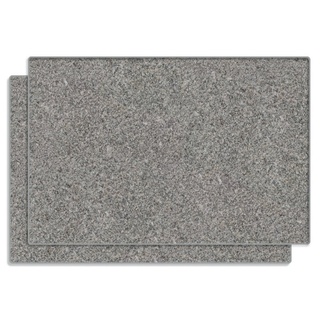 Wallario Frühstücksbrett Muster grauer Marmor Optik -Granit - marmoriert, ESG-Sicherheitsglas, (inkl. rutschfester Gummifüße 4mm, 2-St), 20x30cm 30 cm x 20 cm