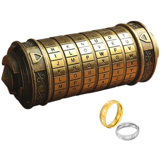 Da Vinci Code Mini Cryptex Rätsel und Puzzle für Weihnachten, Valentinstag und Geburtstag Freunde und Bekannte