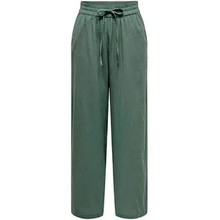 Only ONLTIZANA COTTON LOOSE PANTS Schlupfhose Grün M (38)