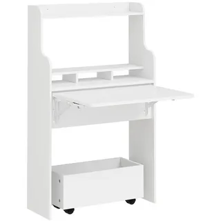 SoBuy Schreibtisch FWT105-II-W Weiß