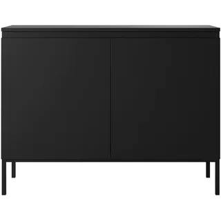 Selsey Sideboard 100 x 77 cm Schwarz