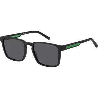 TOMMY HILFIGER Brille TH 2088/S Größe 55-19 mm Matte Schwarz - 55-19