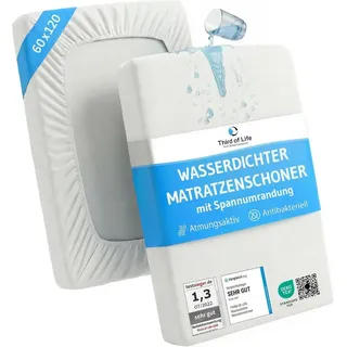 Third of Life Matratzenschoner 60 x 120 cm weiß