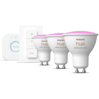 Philips Hue HUE Hue weiß and color Ambiance Starter-Kit 3x GU10