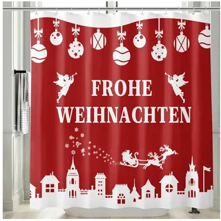 M&W DAS DESIGN Duschvorhang 180x200 Anti schimmel Waschbar Badewannenvorhang Duschvorhang lustig Breite 180 cm