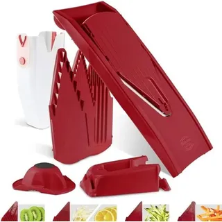 Boerner Pharma Gemüsehobel V1 ClassicLine Profi Set 4-tlg. Rot
