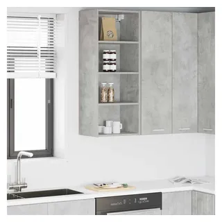 vidaXL Hängeschrank Riga 40 x 29,5 x 100 cm Beton Grau