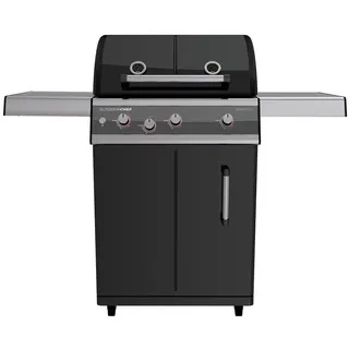 Gasgrillstation Dualchef 325 G, schwarz - Schwarz