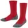 Socken Active Warm So Wolle Funktionsmaterial dick atmungsaktiv einfarbig 1 Paar Rot 35-38