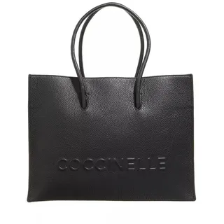 Coccinelle Myrtha Schultertasche Leder 35 cm Handtaschen Schwarz Damen
