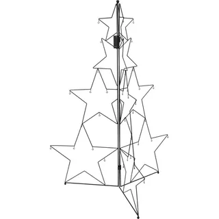 Home Styling Collection Weihnachtsbaum 110 cm Schwarz