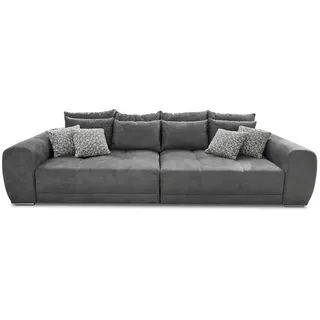 Bigsofa Moldau Mikrofaser Grau Dunkelgrau