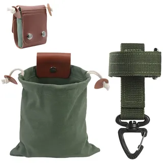 Faltbare Gürteltasche mit Hakenriemen, verstellbare Sammeltasche für Wandern, Camping, Rucksackreisen