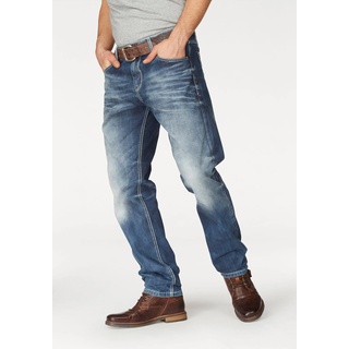 Loose-fit-Jeans CIPO & BAXX Gr. 29, Länge 32, blau (blue) Herren Jeans Loose Fit