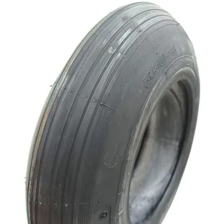 DeliTire Reifen mit Schlauch 8 Zoll für Schubkarre Karren 3.50-8  ,4PR (4-lagig)