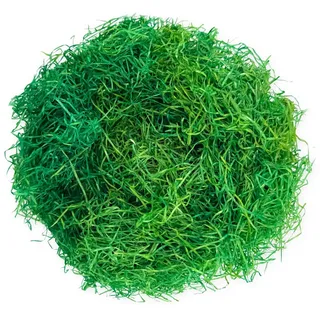 Ostergras Grün 50g – Frühling Deko Holz Wolle Oster Nest Gras Korb Basteln Weich