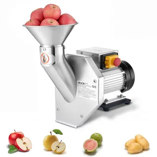 Vevor Obstmühle 550 W Edelstahl