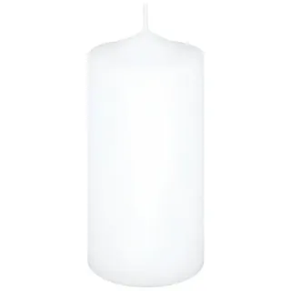 Wiedemann Kerzen Premium Stumpenkerzen Weiß, 150 x 70 mm, 1 Stück, Unscented