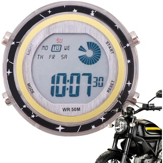 Luckxing Motorrad-Elektrouhr | Uhr zur Motorradmontage mit leuchtendem Display - Leuchtende Zifferblattuhr für die meisten Motorräder, SUVs, Autos, Autos