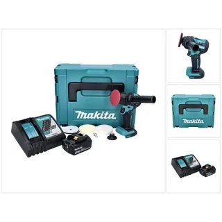 Makita Akku-Poliermaschine DPV 300 RT1J Akku Schleifer Polierer 18 V 50 / 80 mm Brushless