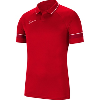 Nike Academy 21 Poloshirt Herren - University red/white/gym red/white S