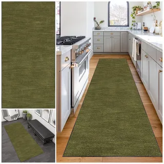 Läufer Teppich Flur rutschfest Langer Teppichläufer, Eingangsbereich Läufer Teppich, Schmutzfangmatte, waschbar fußmatte, Multifunktionale Flur Runner Teppiche für Küche Eingang Flur 80 x 200 cm