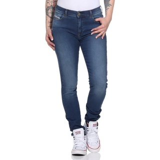 Diesel Röhrenjeans Diesel Damen Jeans D-ROISIN 5-Pocket Style, Regular Waist, Länge: 32 blau 26