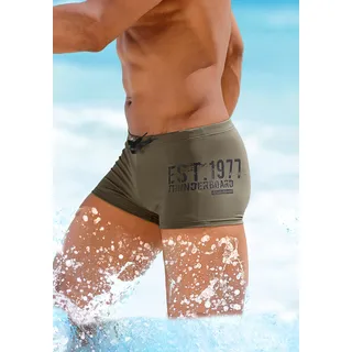 bruno banani Boxer-Badehose olivgrün L