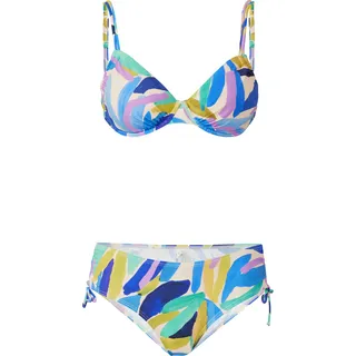 s.Oliver Bügel-Bikini Damen Blau/Grün 38 Cup E
