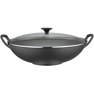 Spring Gusswok mit Glasdeckel 35cm