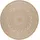 KADIMA DESIGN KAUNS Outdoor-Teppich Ø 160 Beige