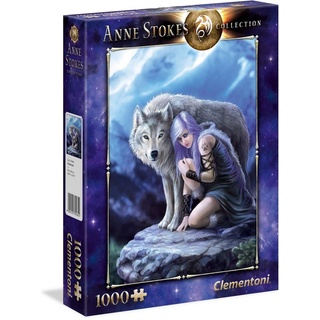 Clementoni® Puzzle Anne Stokes Collection, Beschützer, 1000 Puzzleteile, Made in Europe bunt