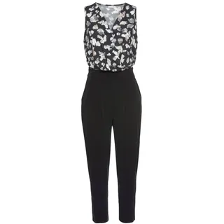 LASCANA Overall Damen schwarz-beige-bedruckt Gr.46
