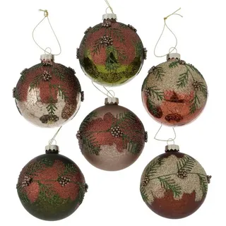 BOLTZE Weihnachtsbaumkugel Tenea Weihnachtskugel sortiert 8 cm (1 Stück)