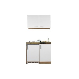 Respekta Miniküche 100 weiß matt B/H/T: ca. 100x200x60 cm - weiß