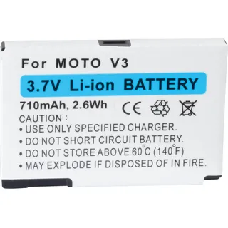 AKKU MOT 9 - Ersatzakku für Motorola, PEBL U6 / RAZR V3, Li-Ion, 710 mAh