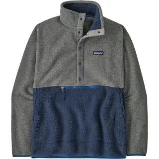 Patagonia Retro Pile Pullover Grau/Blau M