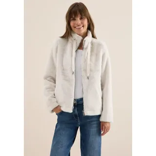 Cecil Fellimitatjacke Weiß XL