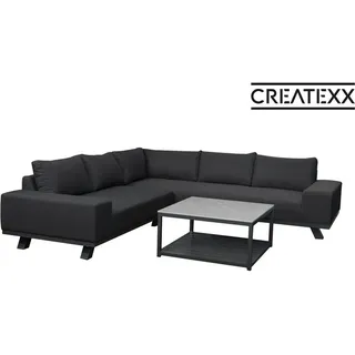 clemento Bordeaux Loungeset Aluminium anthrazit