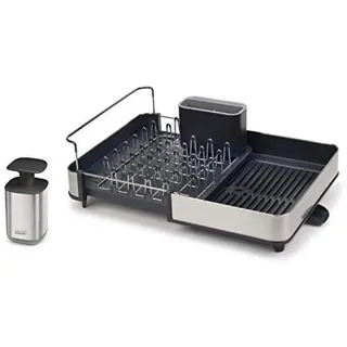 Joseph Joseph 2-teiliges Spülbecken-Organisationsset Edelstahl inkl. Seifenspender