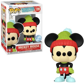 Funko Pop! Disney: D100 - RR Mickey (Exc) Sammelfigur aus Vinyl - Geschenkidee - Offizielles Merchandise - Spielzeug für Kinder & Erwachsene - Modellfigur für Sammler und Display