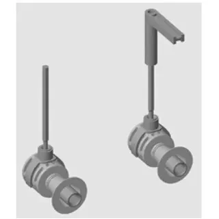 Vitra Befestigungsset 316566YP1TE für 5173, 5176, 7743, für Wand-WC
