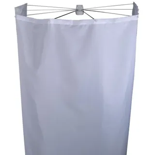 RIDDER Duschvorhang Ombrella 210 x 180 cm weiß