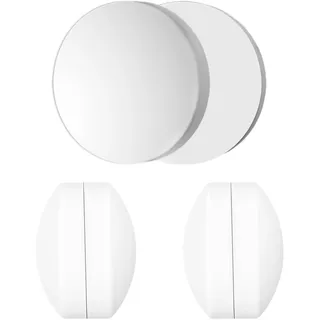 UHETLET 6 Stück Duschvorhang Gewichte Runde Badevorhang Magnet Duschvorhang Beschwerer mit Silikonbeschichtung vorhänge Duschvorhänge Magnete Unten Beschwerer für Flaggen Gardinen Tischdecken Weiß