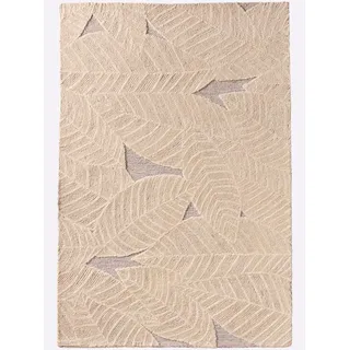 Teppich HEINE HOME Teppiche Gr. B/L: 70 cm x 140 cm, 13 mm, 1 St., beige (ecru) Schurwollteppiche